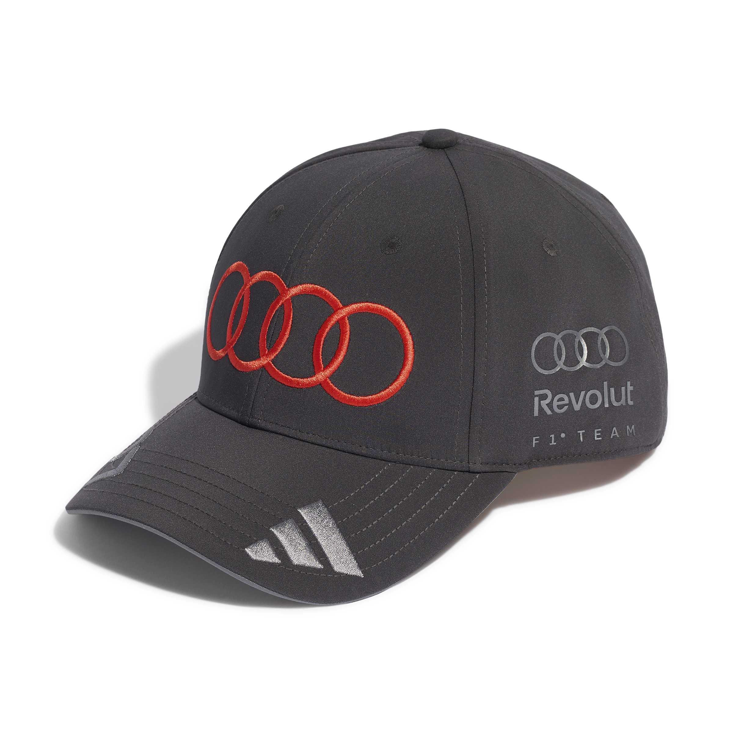 Audi Formel 1 Cap Cappie Snapback Hut Mütze Fan Hulkenberg schwarz grau M, L