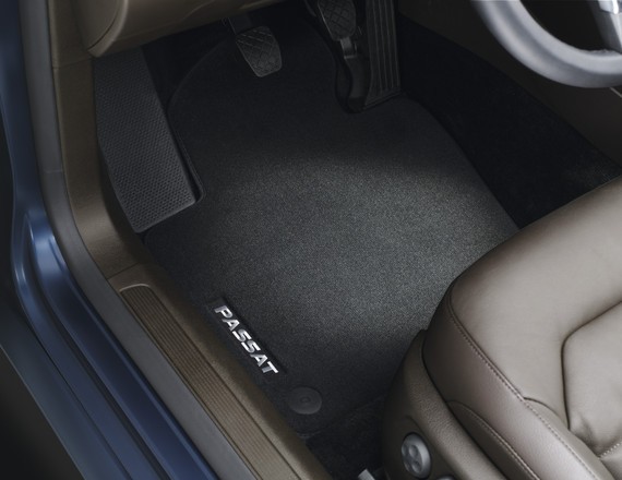 Original VW Passat VII Textilfußmatten Stoffmatten Premium vorn + hinten