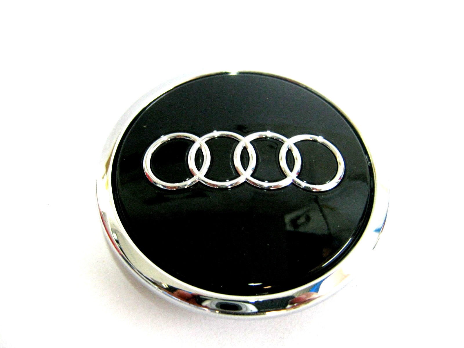 4x 69mm Für Audi Auto Nabendeckel Felgendeckel Nabenkappen Emblem Grau DE76  DE