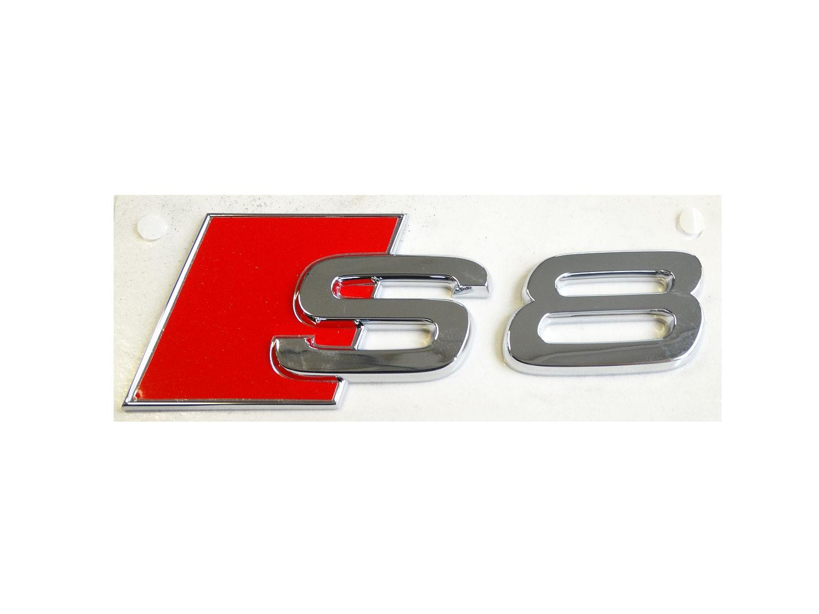 Original Audi S8 Schriftzug Emblem Logo selbstklebend