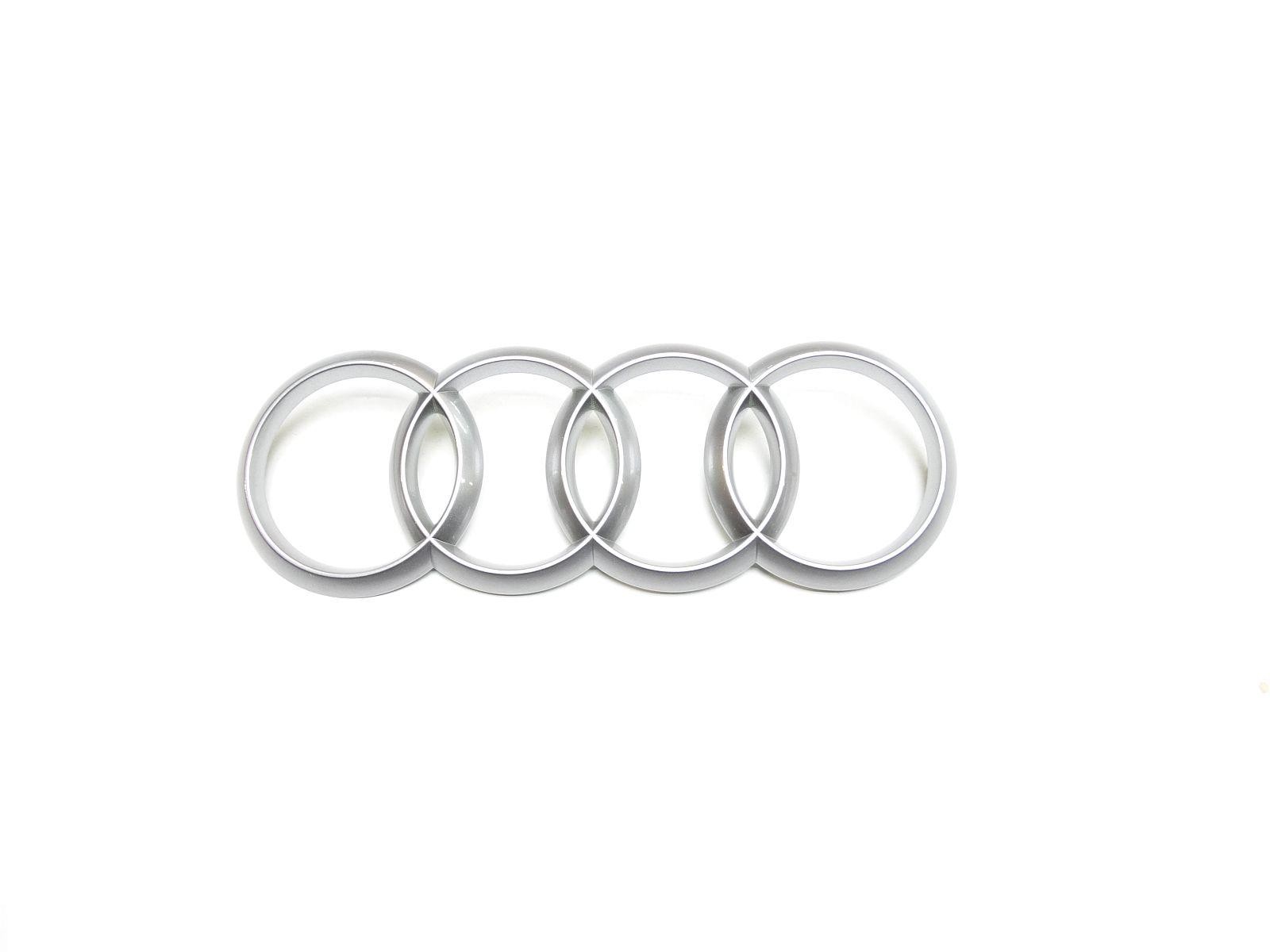 ORIGINAL Audi Emblem Ringe Logo Motorabdeckung A1 A3 A4 A5 A6 A7 A8 Q3 Q5  Q7 4H0103940A