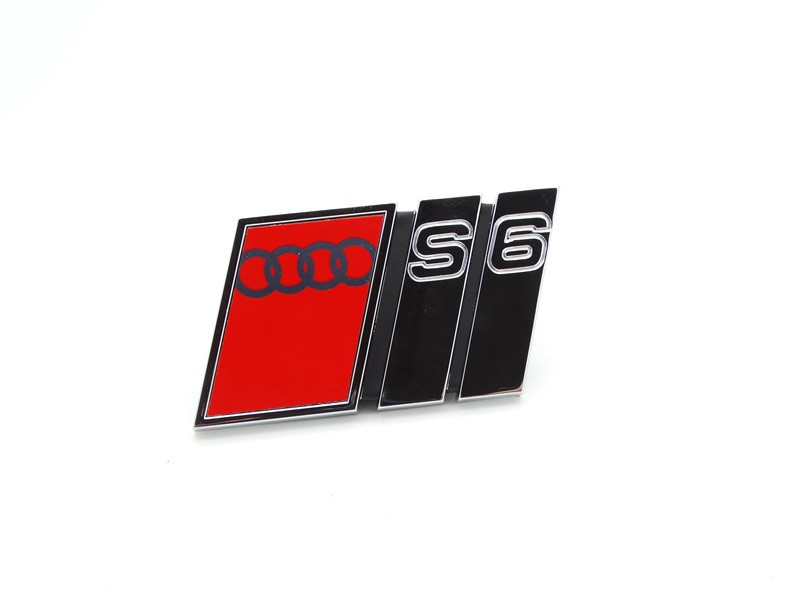 Audi S6 quattro Emblem Logo Schriftzug Zeichen für Kühlergrill 4A5853736C 2ZZ