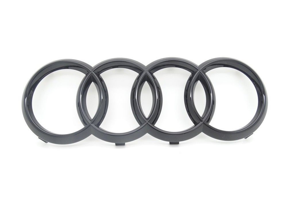 Original Audi A4 A6 A7 A8 Q3 Q5 Q7 Ringe Emblem Zeichen schwarz