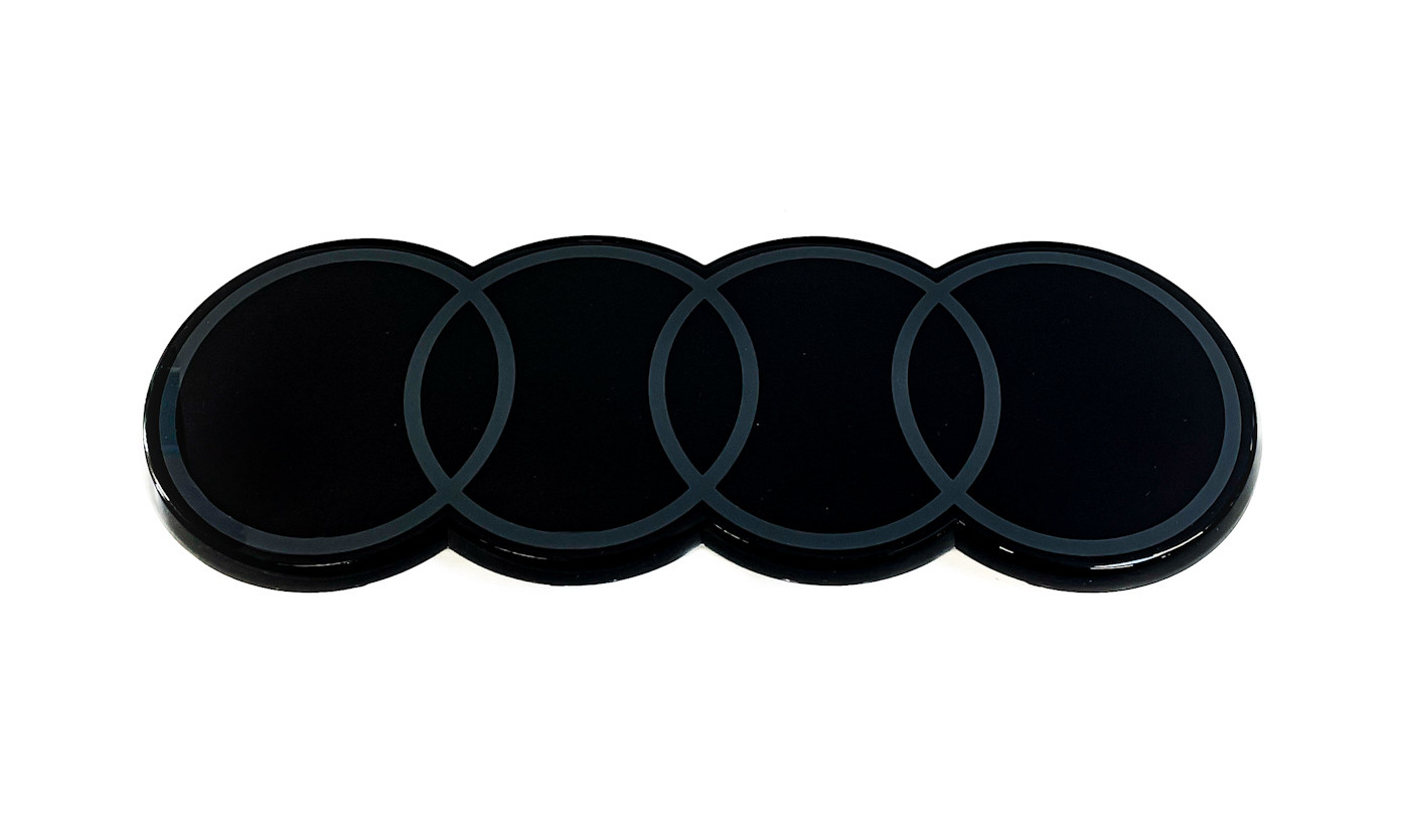 Original Audi Q8 / e-tron Ringe Emblem Schriftzug Logo Kühlergrill