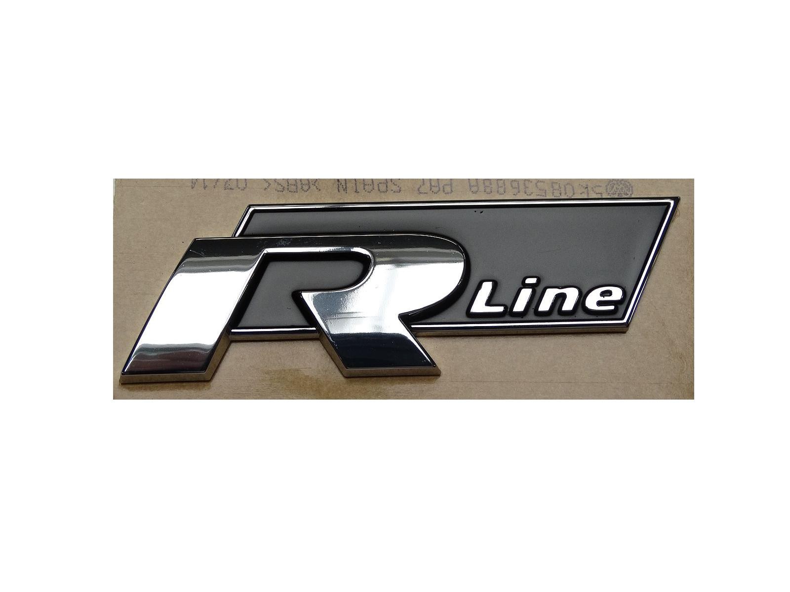 Original VW Schriftzug Emblem Logo R Line selbstklebend