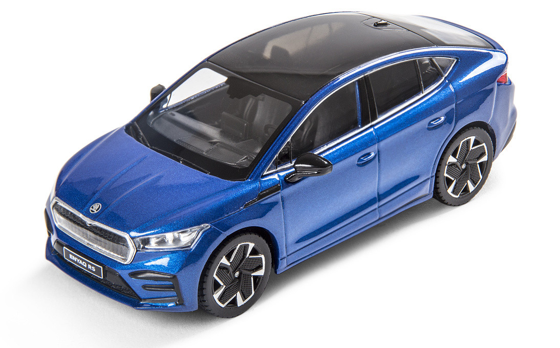 Skoda Enyaq Coupè RS Modellauto Miniatur 1:43 Race Blau Metallic 5LE099300 F5W