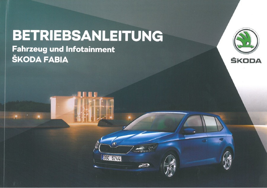 Original Skoda Fabia III Betriebsanleitung Bordbuch inkl. Serviceheft 6V0012705AH