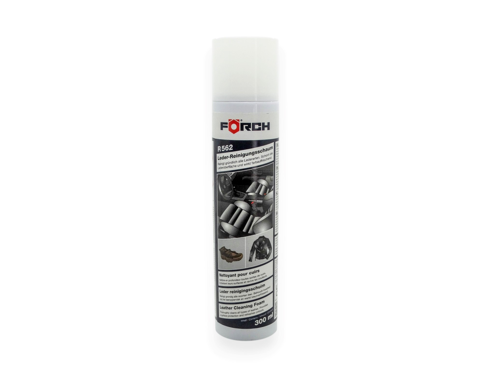Förch R562 Lederreiniger Reinigungsschaum farbauffrischend alle Lederarten 300ml