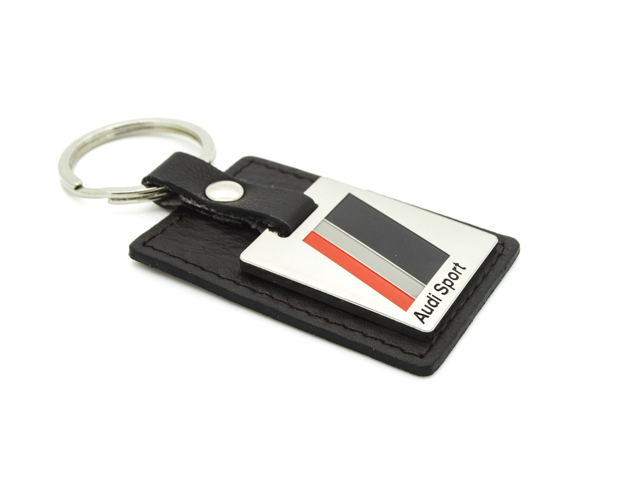 Audi Sport Schlüsselanhänger Leder schwarz