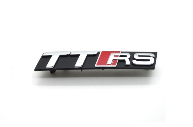 Original Audi TTRS TT RS Schriftzug Emblem für Kühlergrill