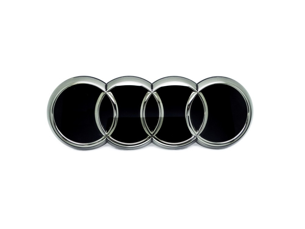 Original Audi Q4 e-tron Ringe Emblem Schriftzug Logo vorne