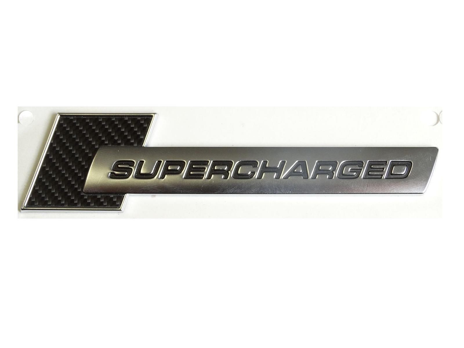 Audi Supercharged Schriftzug Emblem Logo 
