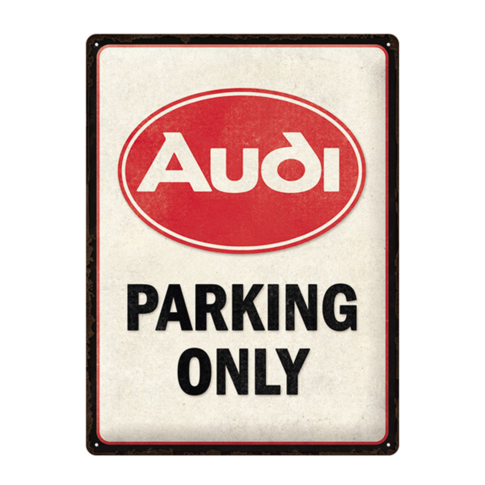 Audi Blechschild Audi Parking Only Nostalgie Design 30x40cm A8-8974