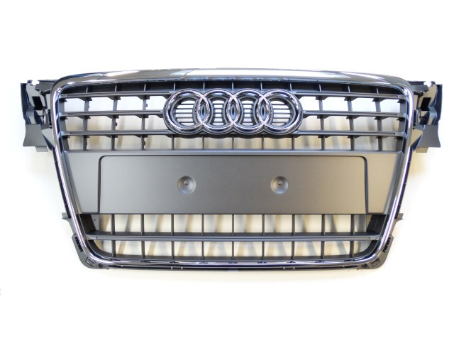 Original Audi A4 8K B8 Kühlergrill Frontgrill Steingrau
