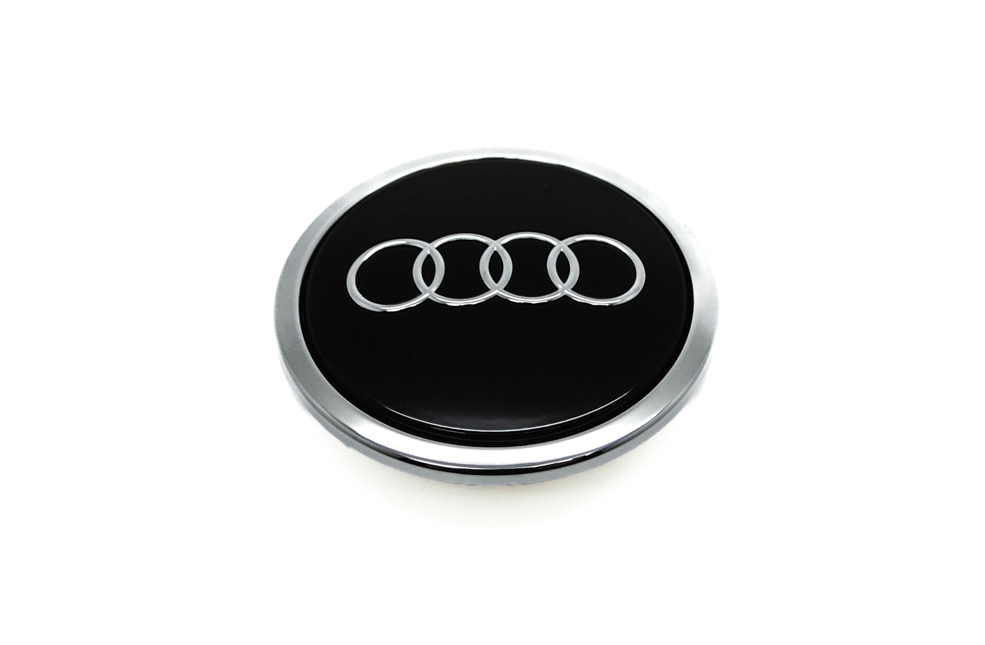 Original Audi Felgendeckel Nabendeckel Nabenkappe schwarz glänzend 8T0601170A AX1