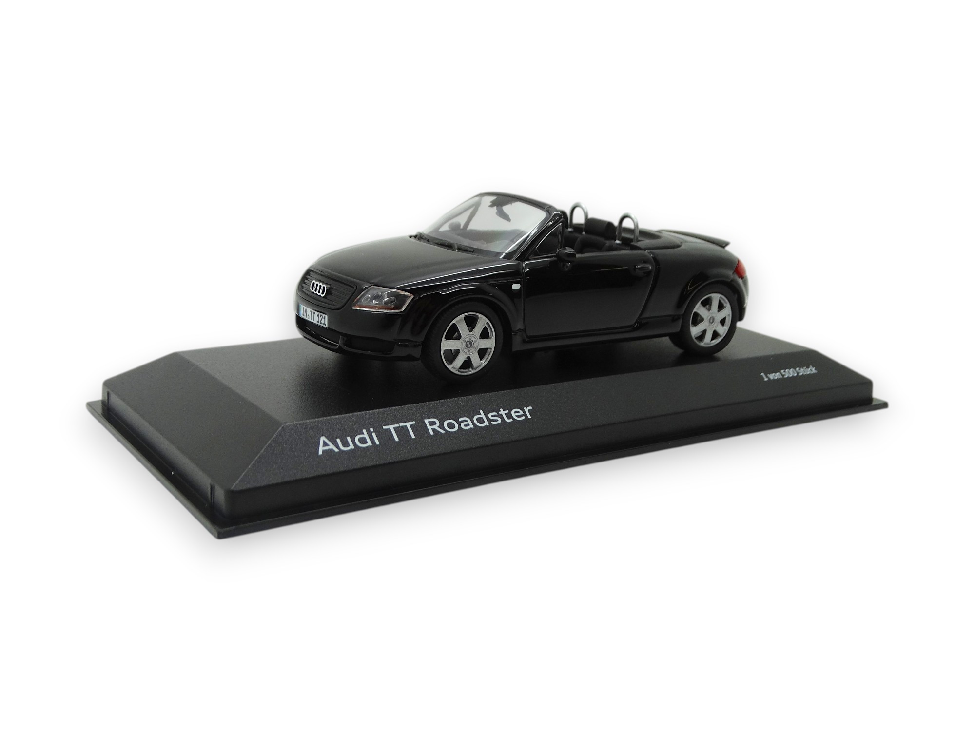 Audi TT Roadster Modellauto Miniatur 1:43 Brillantschwarz