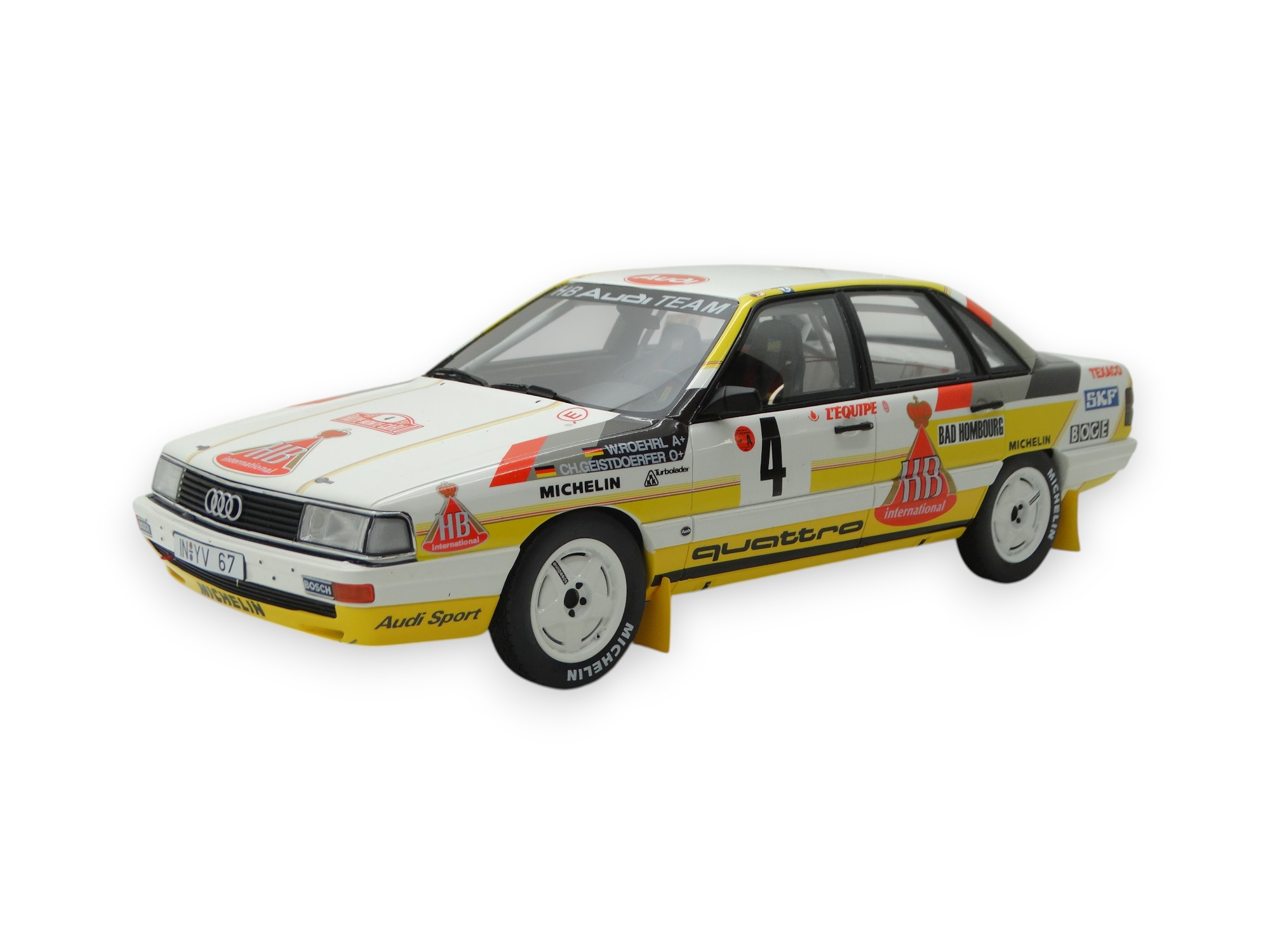 Audi 200 quattro RMC Rallye Monte Carlo Modellauto Miniatur 1:18