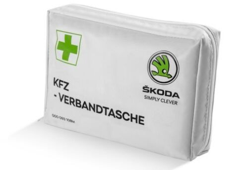 Original Skoda KFZ Auto Verbandtasche Verbandkasten DIN 13164:2022