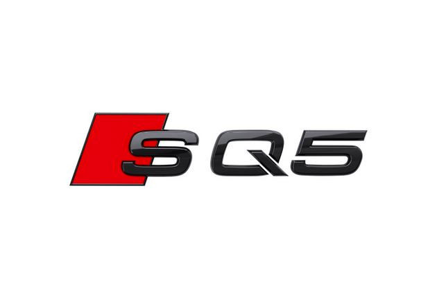 Original Audi SQ5 Schriftzug Emblem Logo für Heckklappe schwarz 
