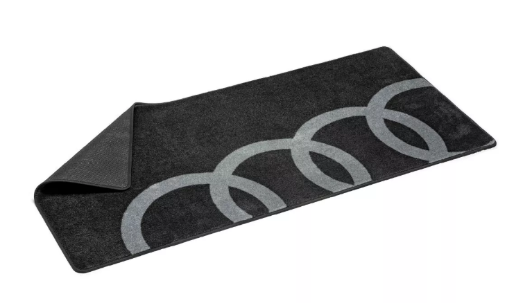 Original Audi Garagenteppich Umweltmatte Schutzmatte schwarz 85E087703