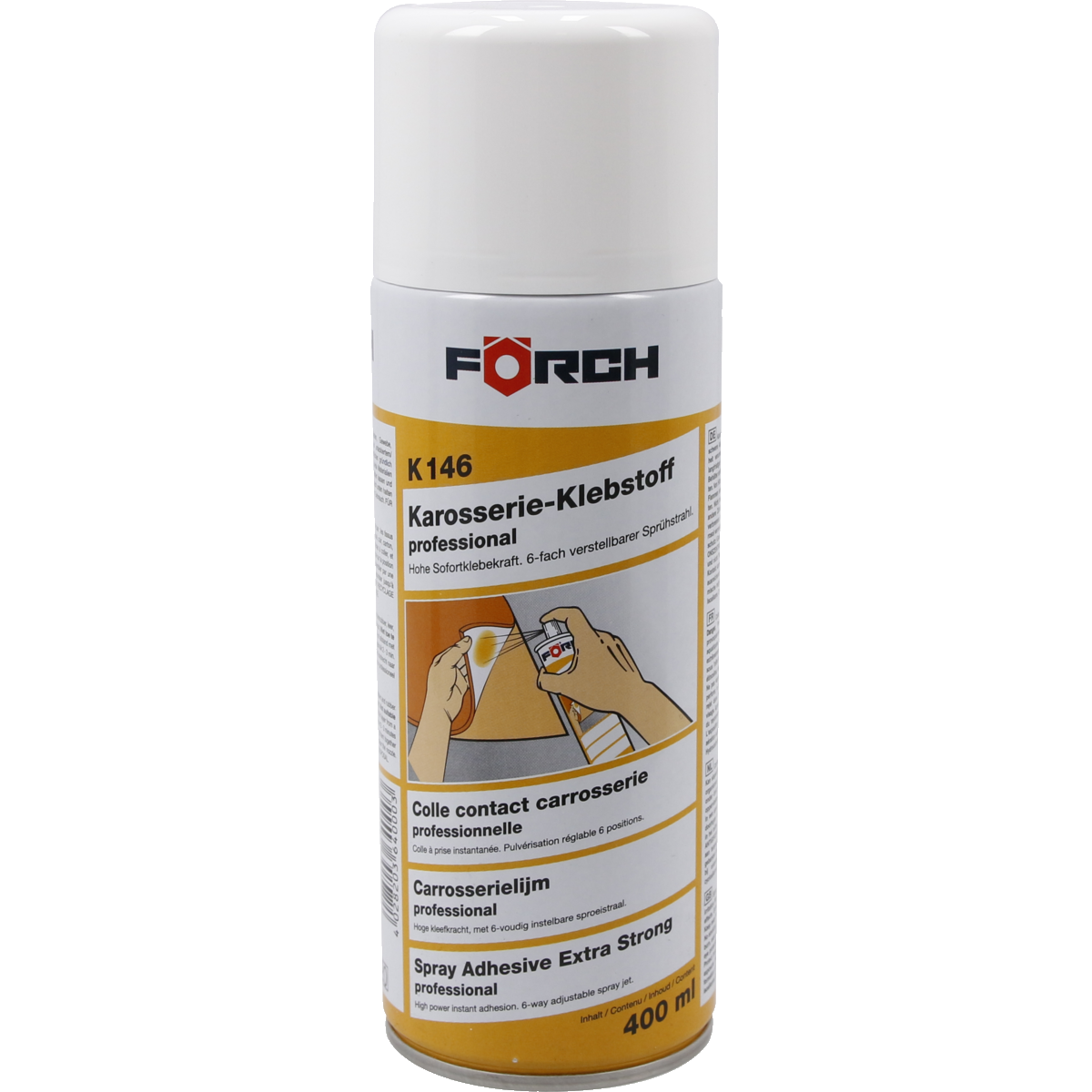 Förch K146 Karosserie-Klebstoff professional Kraftkleber Sprühkleber 400 ml