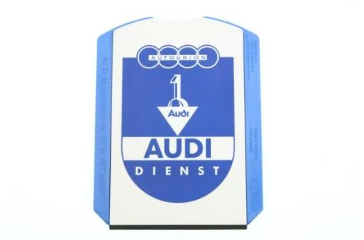 Audi Parkscheibe Parkuhr oval mit Wasserabzieher - Audi Dienst