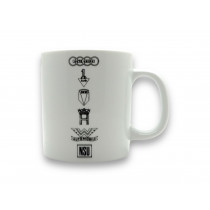 Audi Tradition Tasse Traditionsmarken Motiv weiß