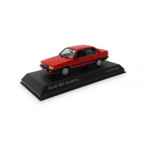Audi 80 quattro Limousine Modellauto Miniatur 1:43 Rot