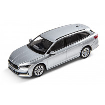 Skoda Superb Combi 2025 Modellauto Miniatur 1:43 Pebble Silber 3P0099300 M7P