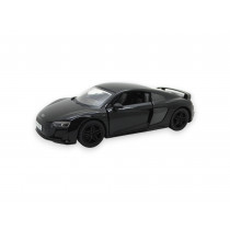 Audi R8 Coupé 1:36 Pullback Spielzeugauto Rückziehauto Kinder schwarz