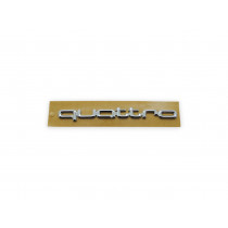 Audi Tradition quattro Schriftzug Logo Emblem chrom selbstklebend 8A0853737C 2ZZ