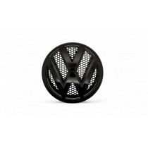Original VW T5 Emblem Logo Zeichen Kühlergrill schwarz glänzend 
