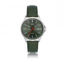 Audi Uhr Armbanduhr Automatikuhr wasserdicht silber graugrün 3102500100