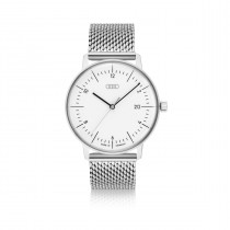 Audi Uhr Armbanduhr Edelstahl wasserdicht silber weiß 3102500400