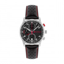 Audi Sport Chronograph Herren Edelstahl und Carbon silber schwarz 3102500500