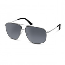 Audi Sonnenbrille Brille Sunglasses Edelstahl Metall gun metal grau 