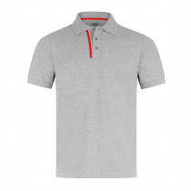Audi Sport Poloshirt Herren grau melange 