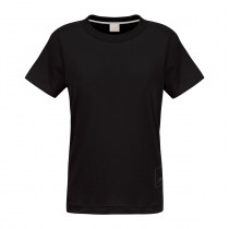 Audi Damen T-Shirt Audi Ringe schwarz Rundhalsausschnitt kurzarm XS S M L XL XXL