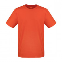 Audi Herren T-Shirt Audi Ringe Rundhals Kurzarm orange mit Cooling Funktion