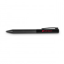 Audi Kugelschreiber Audi Sport schwarz Carbon / Metall mit Federclip