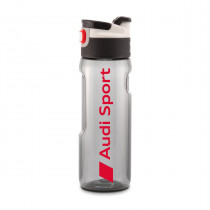 Audi Sport Trinkflasche Wasserflasche 750 ml transparent schwarz 3292500300