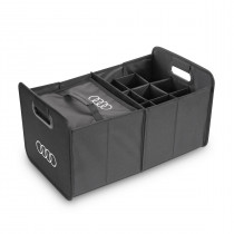 Audi Faltbox Gepäckkorb mit Kühltasche Kofferraum 30 Liter schwarz 3292600400