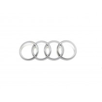 Original Audi Ringe Emblem Schriftzug für Motorabdeckung inkl. Befestigung 