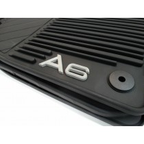Original Audi A6 4K C8 Gummimatten Gummifußmatten vorn schwarz - 4K1061501 041