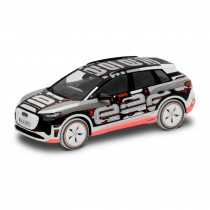 Audi Q4 e-tron prototype Modellauto Miniatur 1:43 schwarz weiß rot 