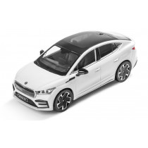 Skoda Enyaq Coupè RS Modellauto Miniatur Metall 1:43 Moon-Weiß 5LE099300 S9R
