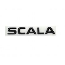 Original Skoda Scala Schriftzug Logo Emblem schwarz Heckklappe 657853687E 041