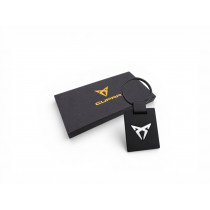 Original Seat Cupra Schlüsselanhänger Keyring Edelstahl schwarz 6H1087011  IAA