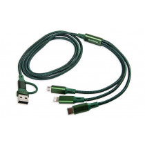 Skoda Ladekabel Handykabel 4in1 USB-C/USB A auf micro USB, USB-C 6U0051445