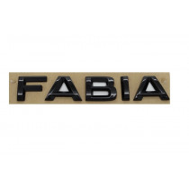 Original Skoda Fabia Schriftzug Logo Emblem schwarz Heckklappe hinten 